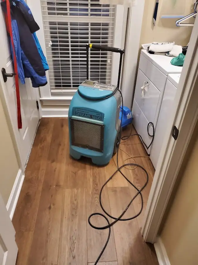 Commercial dehumidifier deployed for Flood Damage Cleanup in Brevard